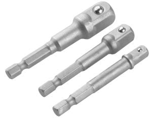 ADAPTER, 3PC DRILL TO SOCKET - Tool Town USA