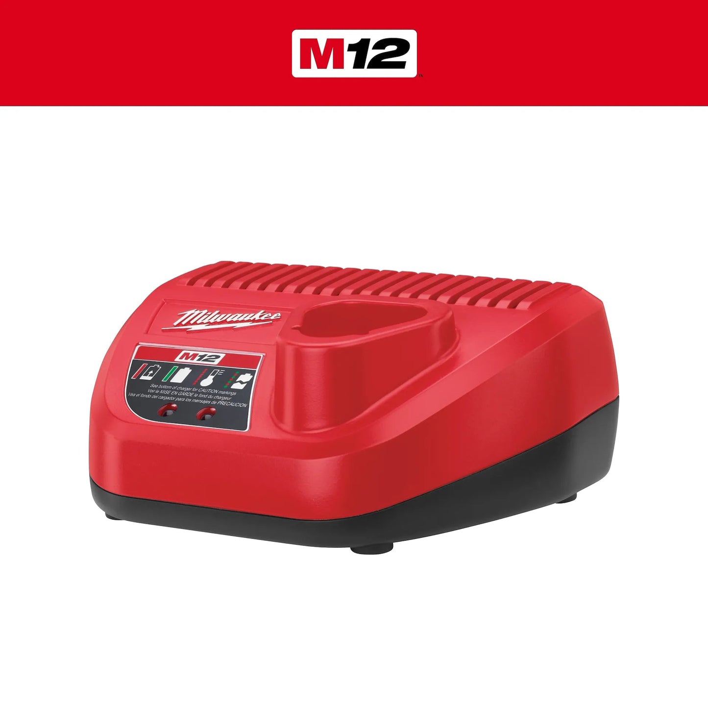 M12 12 - Volt Lithium - Ion Battery Charger - 48 - 59 - 2401 - Tool Town USA