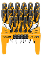 SCREWDRIVER SET, 44PC W/ STAND - Tool Town USA