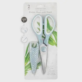 CORE KITCHEN SHEARS WITH PRINTED SHEATH - Tool Town USA