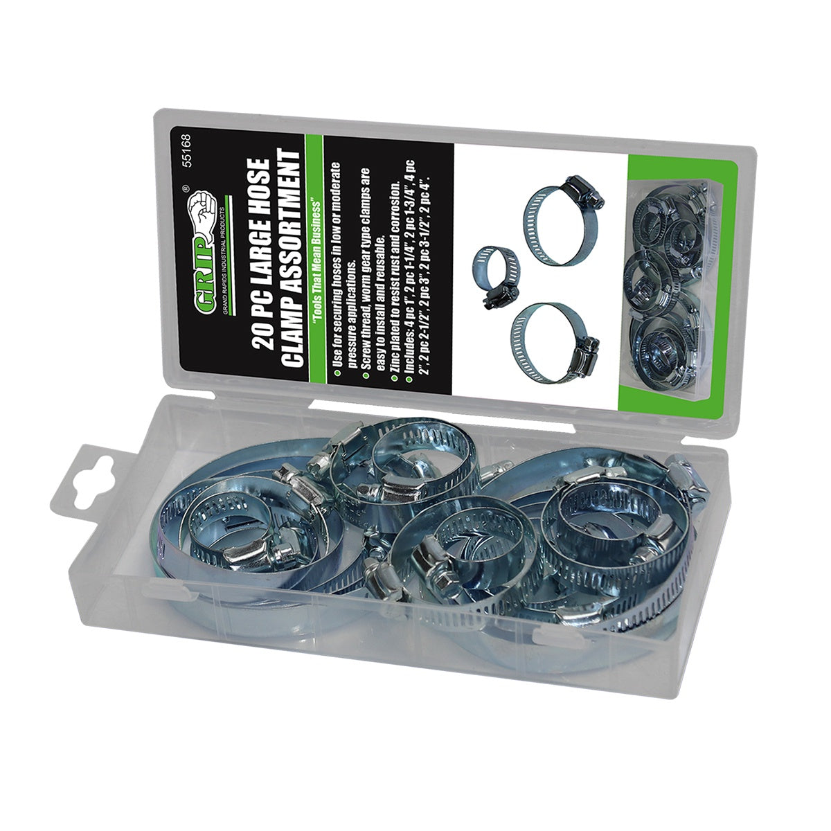 HOSE CLAMP, 20PC - Tool Town USA