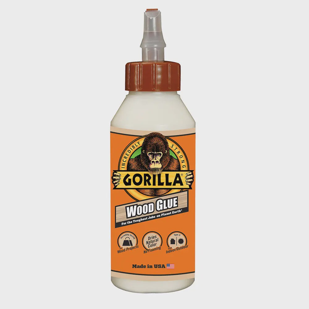 GORILLA GLUE, 8OZ WOOD GLUE - Tool Town USA