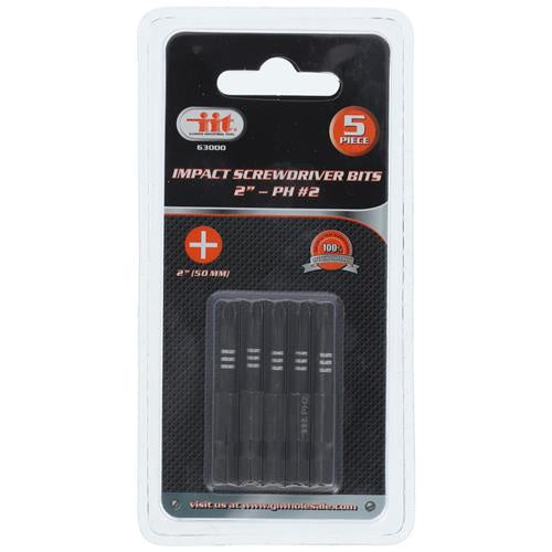 IMPACT BITS, 5PC 2" P2 - Tool Town USA