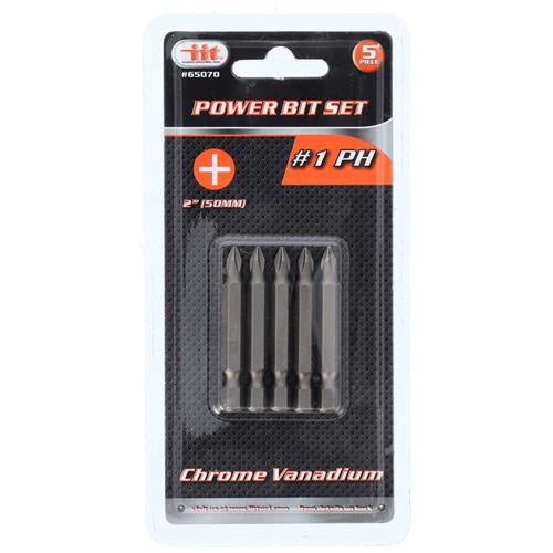 BIT, #1 PHILLIPS 5PC - Tool Town USA