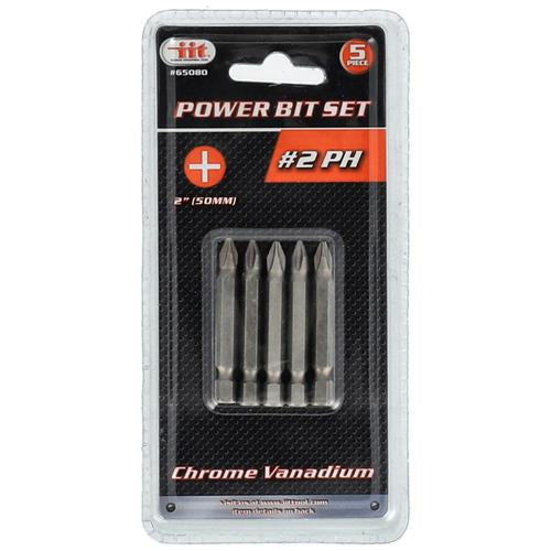 BIT, #2 PHILLIPS 5PC - Tool Town USA