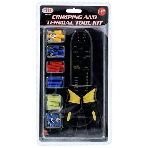 CRIMPING TOOL W/ TERMINALS KIT - Tool Town USA