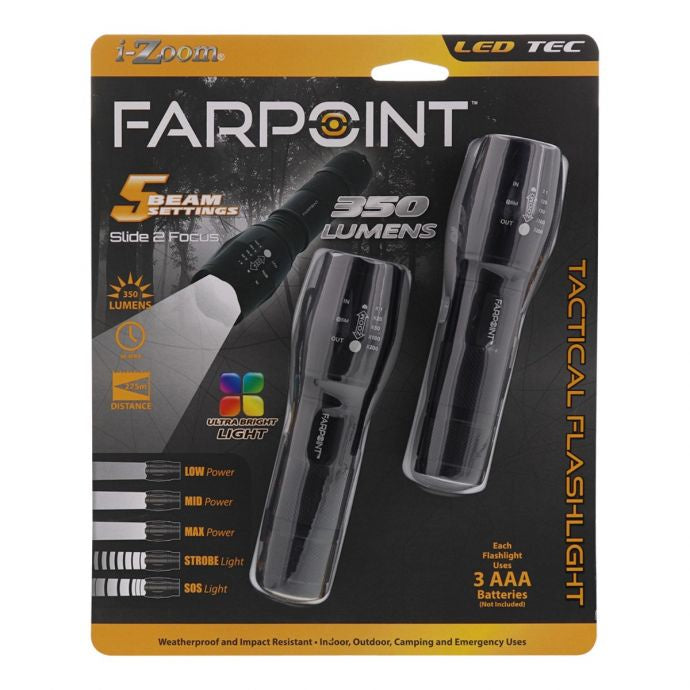 LIGHT, 350 LM TACTICAL 2PK - Tool Town USA