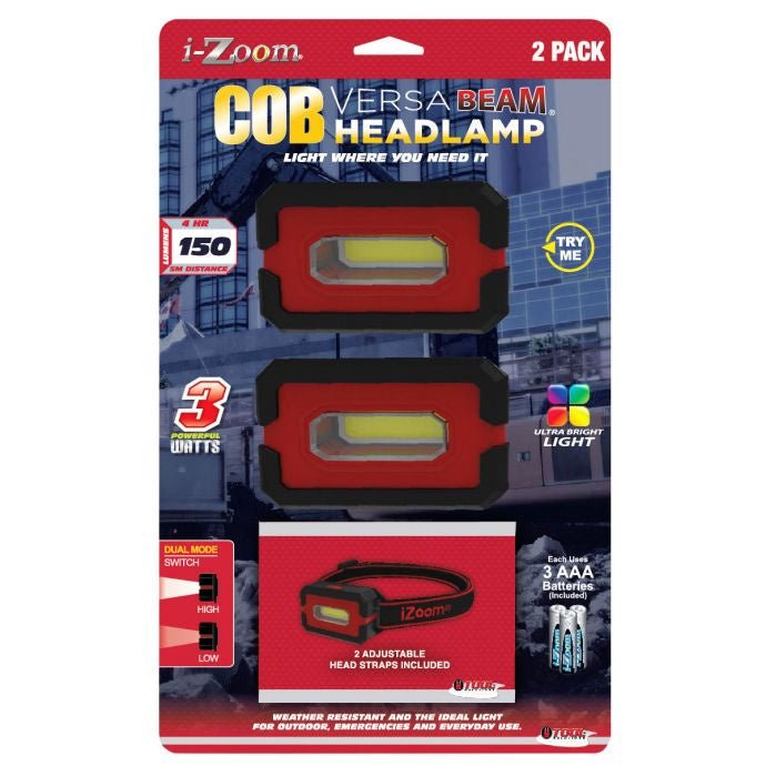 HEAD LAMP 2 PK 150LM - Tool Town USA