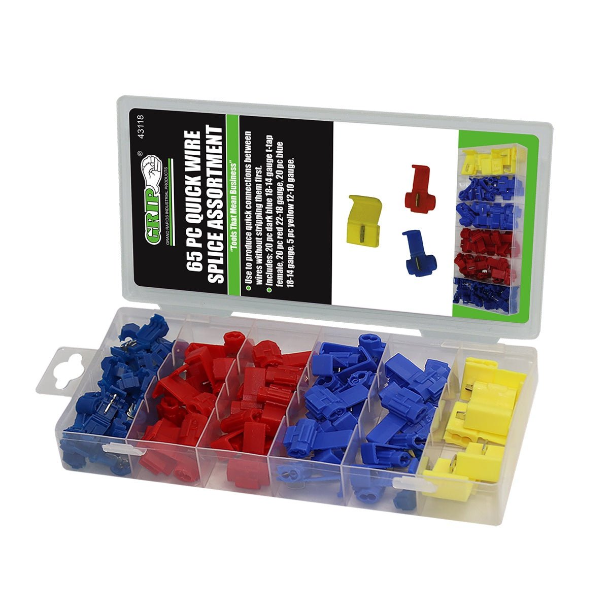 WIRE CONNECTOR, 65PC - Tool Town USA
