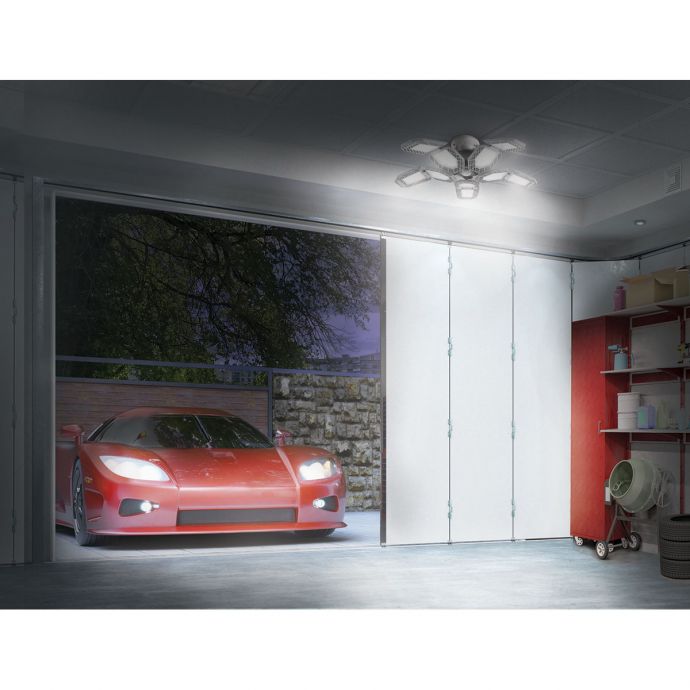 10K Flex Form Garage & Ceiling Light with Motion Sensor