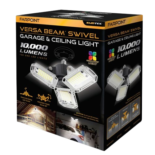 Versa Beam Swivel Garage & Ceiling Light