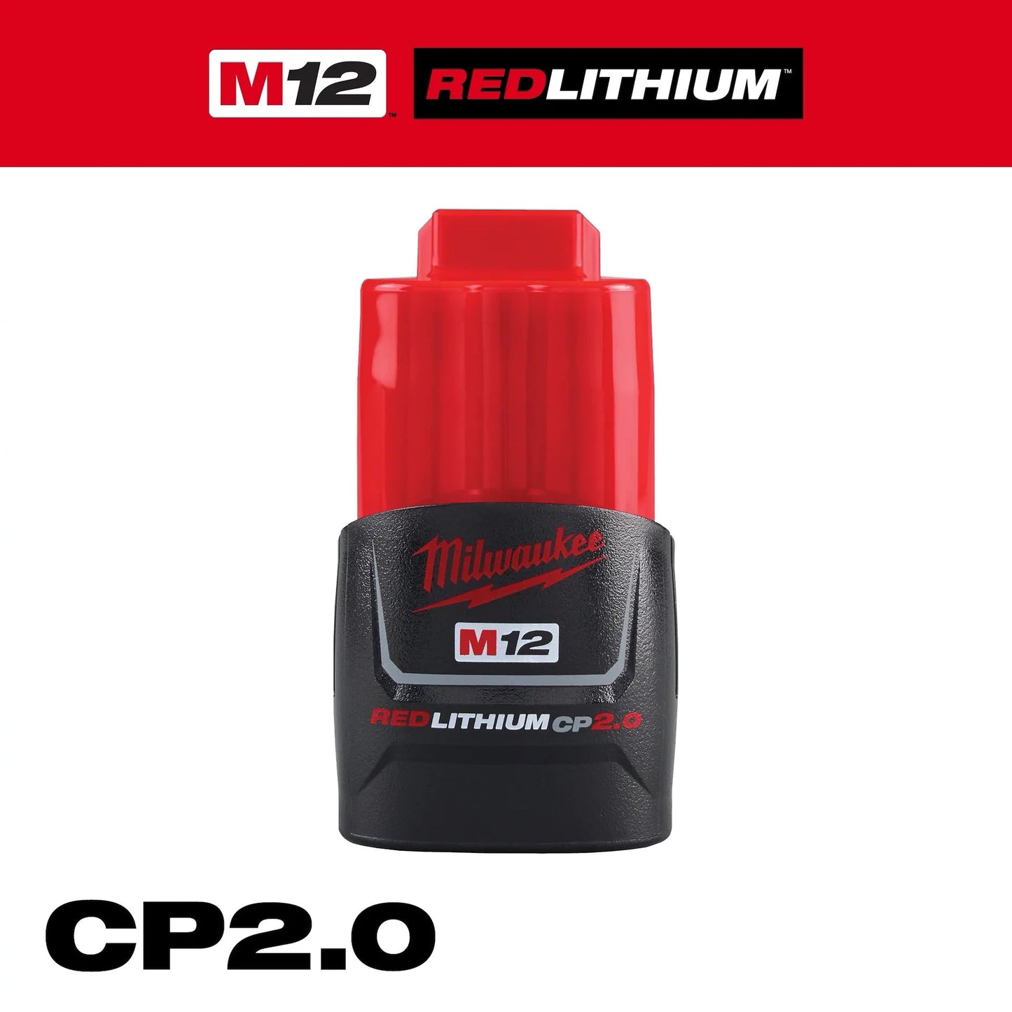 M12 12 - Volt Lithium - Ion 2.0 Ah Compact Battery Pack - 48 - 11 - 2420 - Tool Town USA