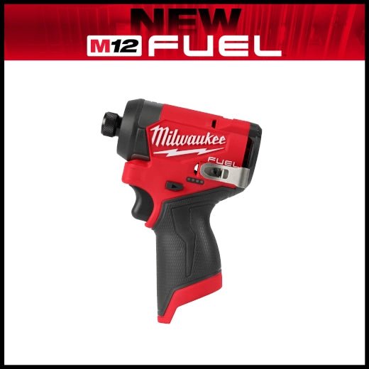 M12 FUEL 12V Lithium - Ion Brushless Cordless 1/4 in. Hex Impact Driver - 3453 - 20 - Tool Town USA