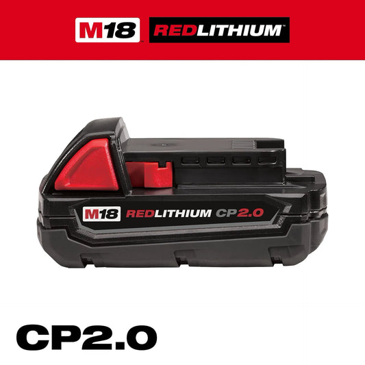 M18 18 - Volt 2.0 Ah Lithium - Ion Compact Battery - 48 - 11 - 1820 - Tool Town USA