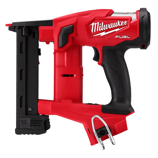 M18 FUEL 18 - Volt Lithium - Ion Brushless Cordless 18 - Gauge 1/4 in. Narrow Crown Stapler (Tool - Only) - Tool Town USA