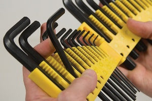 HEX KEY, 25PC SAE/MM