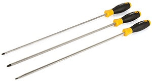 SCREWDRIVER, EXTRA LONG 3PC