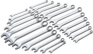 WRENCH, 22PC SAE/MM