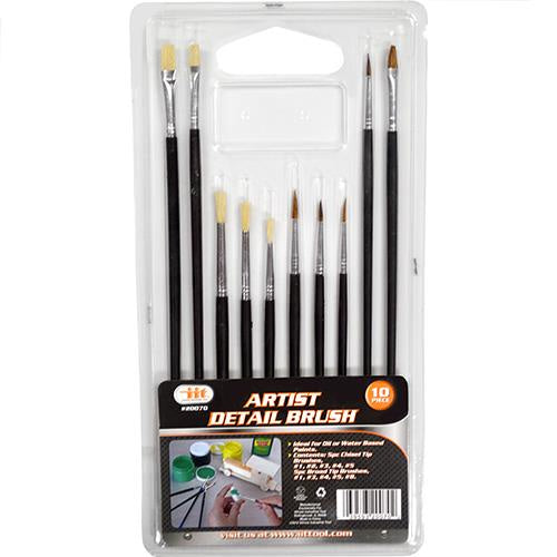 PAINT BRUSH, 10PC ARTIST