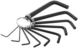 HEX KEY ON RING SAE