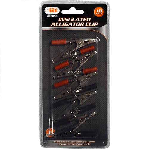 CLIP ALLIGATOR INSULATED 10PC