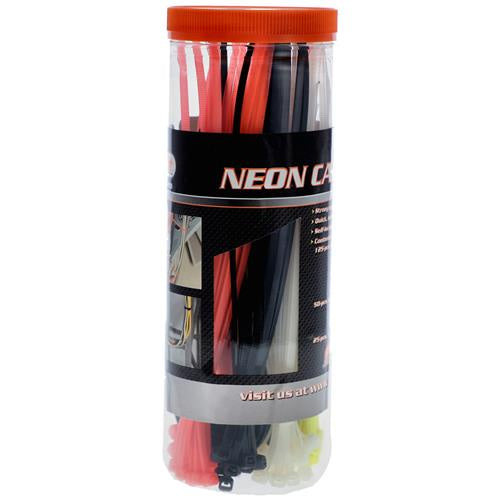 CABLE TIES, 200 PC NEON