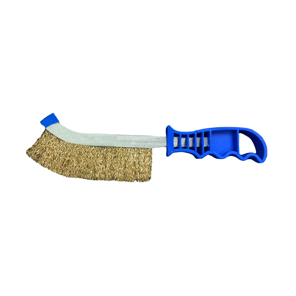 WIRE BRUSH, 10" BRASS GRIP ON