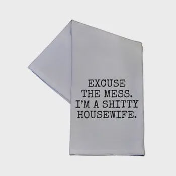 TEA TOWEL: I'M A BAD HOUSEWIFE