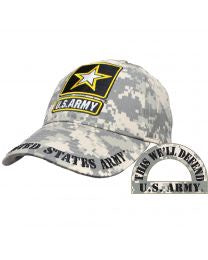 CAP - ARMY LOGO, CAMO