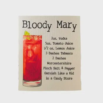 SWEDISH DISH CLOTH: BLOODY MARY