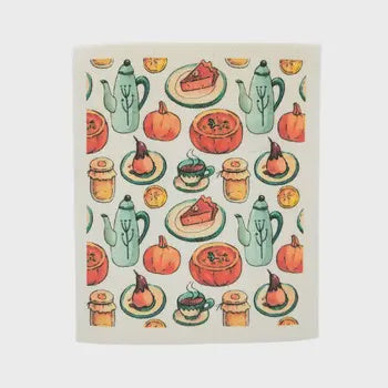 SWEDISH DISH CLOTH, THANKSGIVING