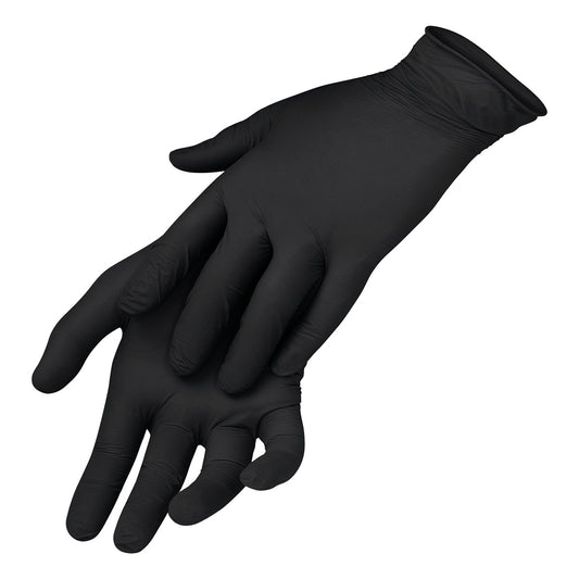 GLOVES, NITRILE BLACK