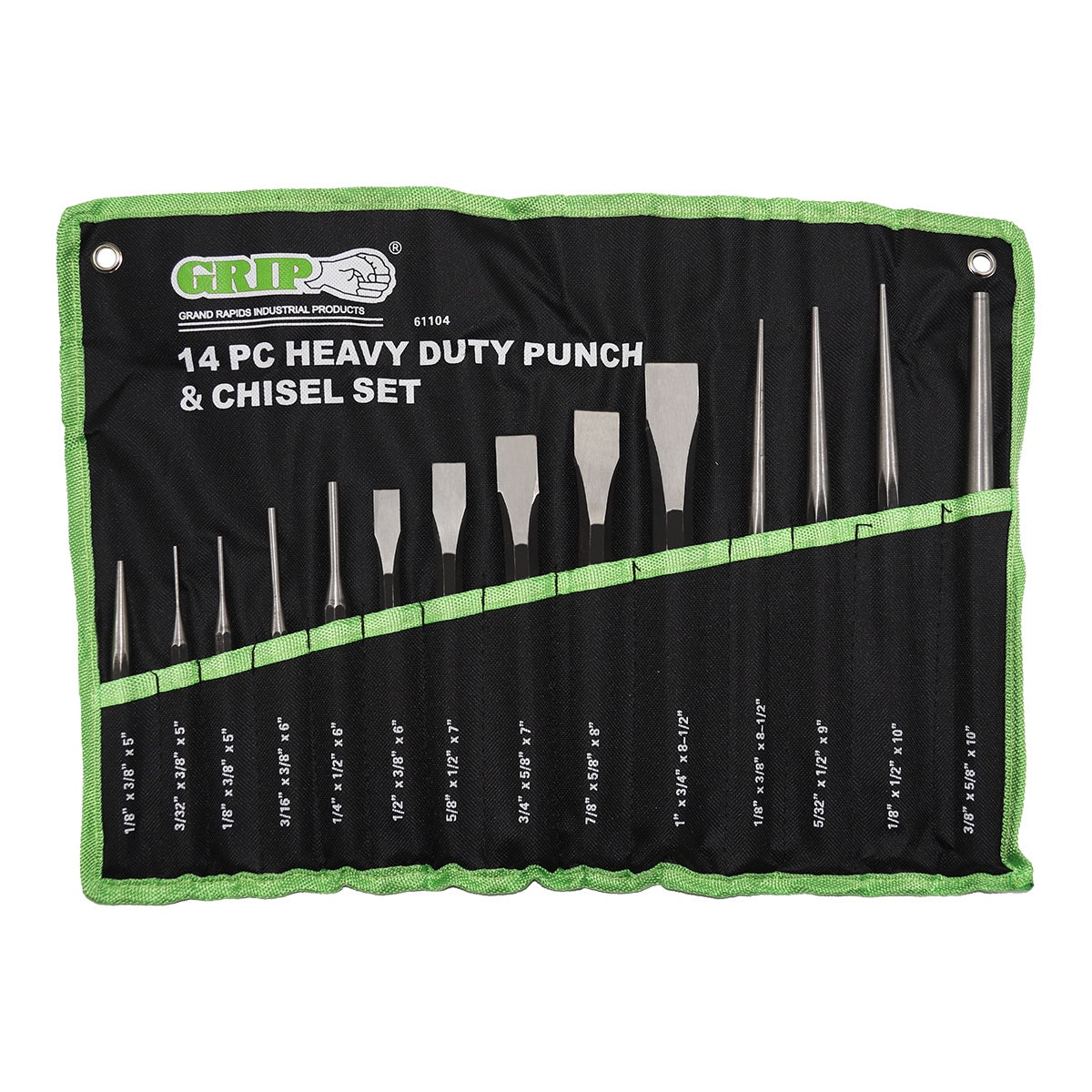 PUNCH & CHISEL, 12PC SET