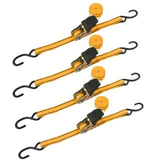 TIE DOWN, 4PC 1X16 RATCHET