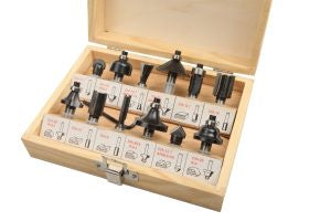 ROUTER BIT SET, 12 PC