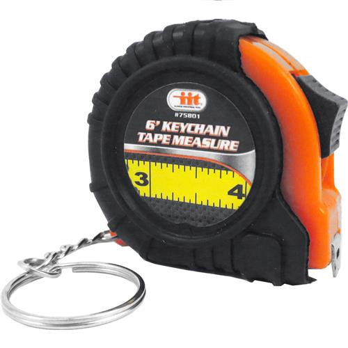 TAPE MEASURE,6' KEYCHAIN - Tool Town USA