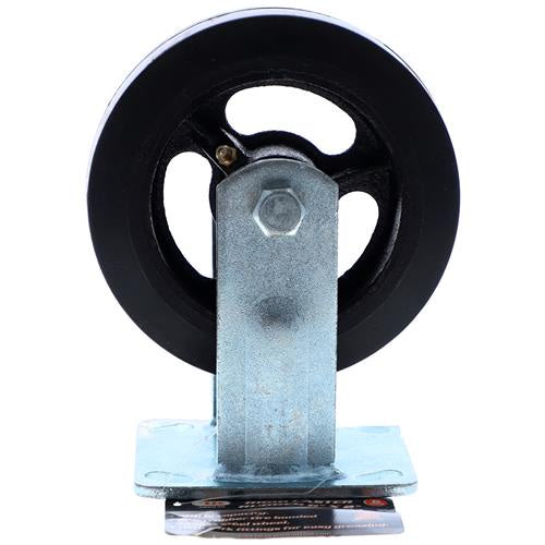 CASTER, 6" RIGID RUBBER