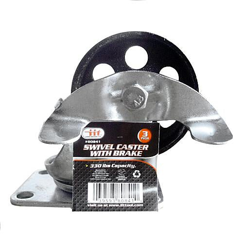 CASTER, 3 IN W/ BRAKE