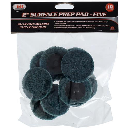 SURFACE PREP PAD, 10PC 2" FINE