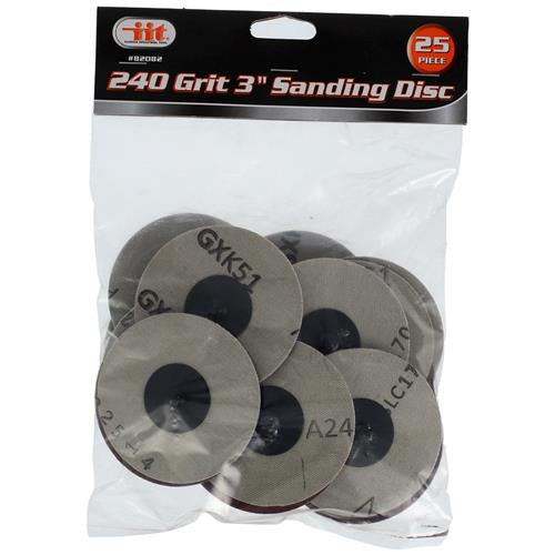 SAND DISC, 240G 3" 25pc