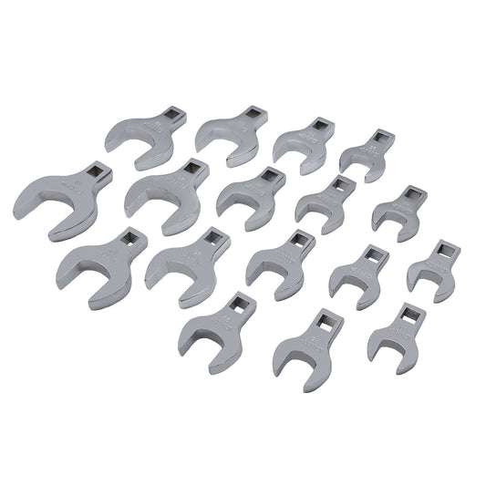 WRENCH, CROWFOOT 17PC MM