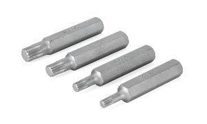 BIT, 4PC XZN TRIPLE SQ., - Tool Town USA