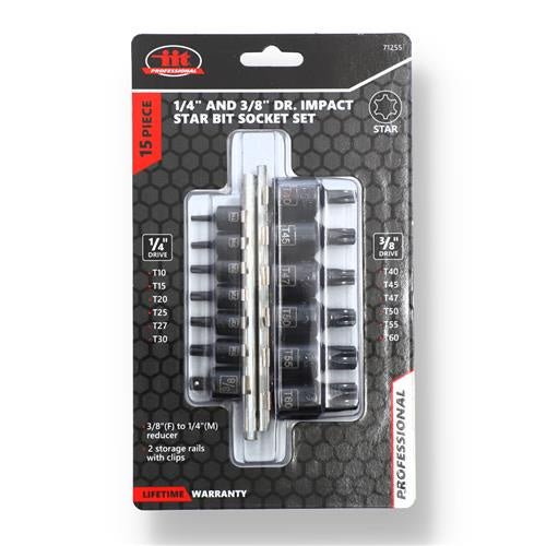 BIT SET, 15PC STAR - Tool Town USA