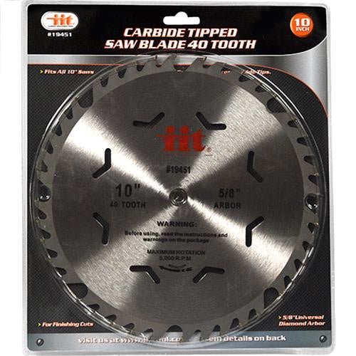 BLADE, 10" CARBIDE 40T - Tool Town USA