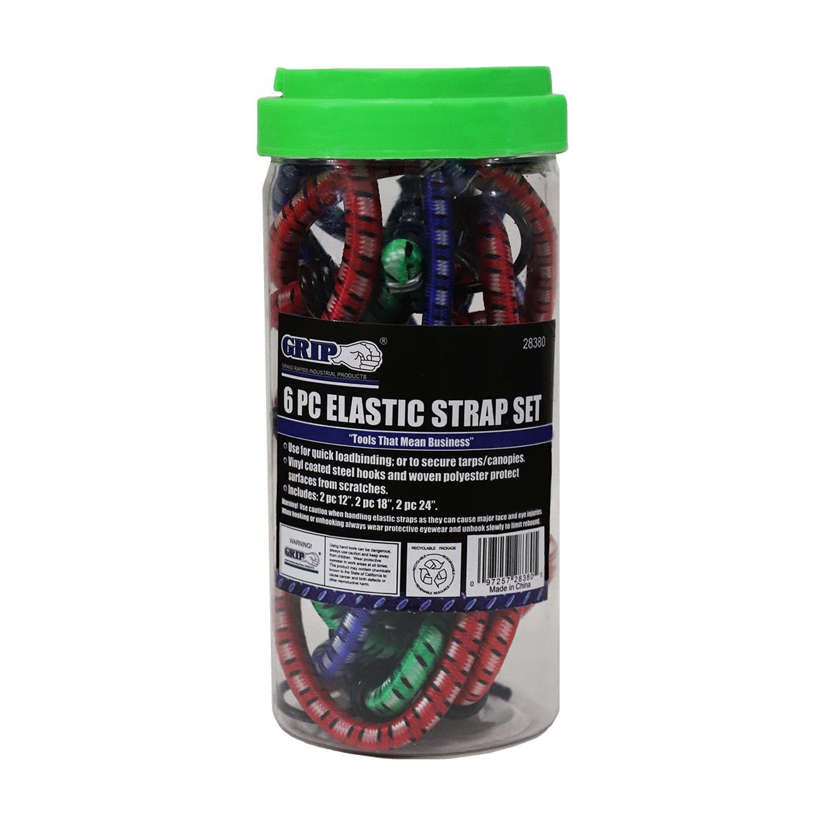 BUNGEE, 6PC GRIP ON - Tool Town USA