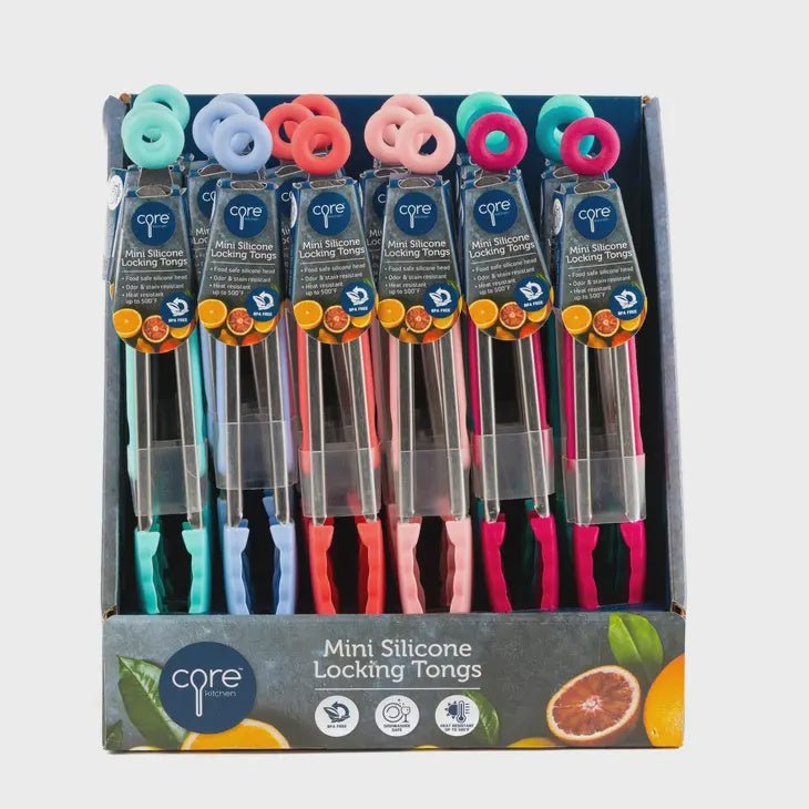CORE KITCHEN MINI LOCKING TONGS - Tool Town USA