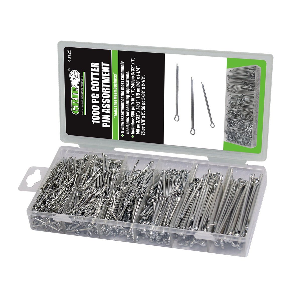 COTTER PIN, 1000PC ASSTD. - Tool Town USA