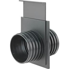 DUST BLAST GATE, 4" D/THREAD