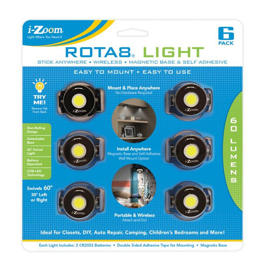 LIGHT, ROTA8 6 PACK