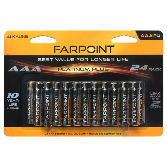 BATTERIES AAA 24 PK